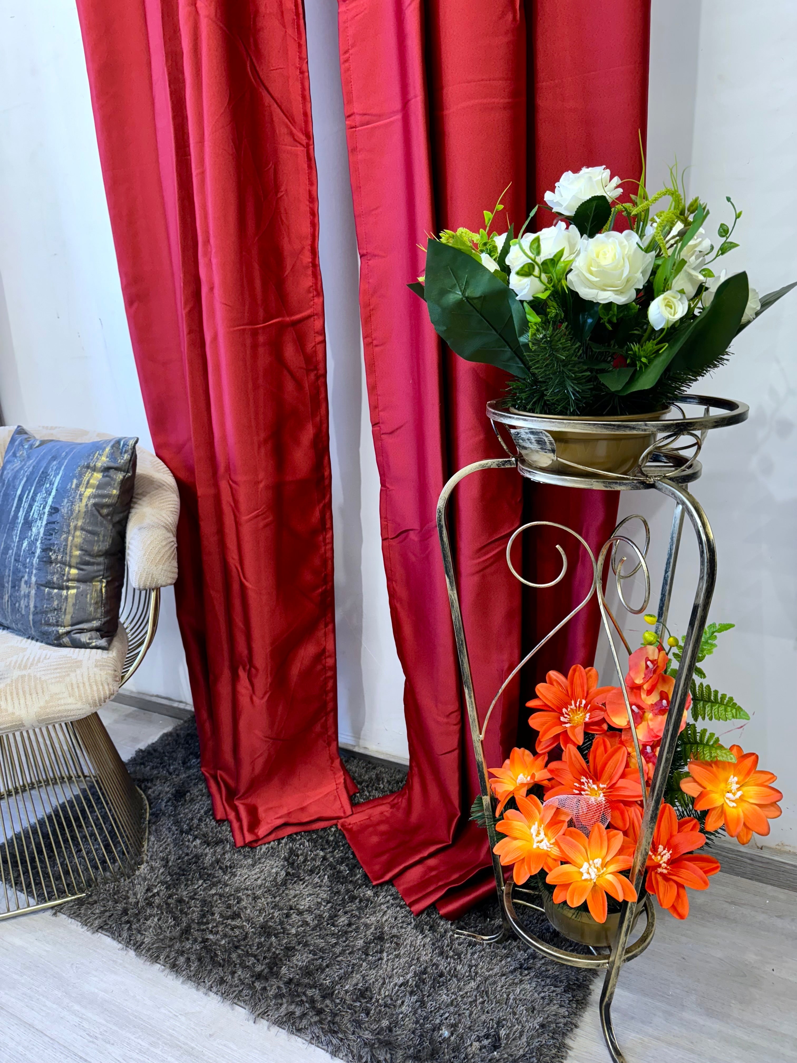 Luxor Bordó Sötétítő - párban Huzziyas Home