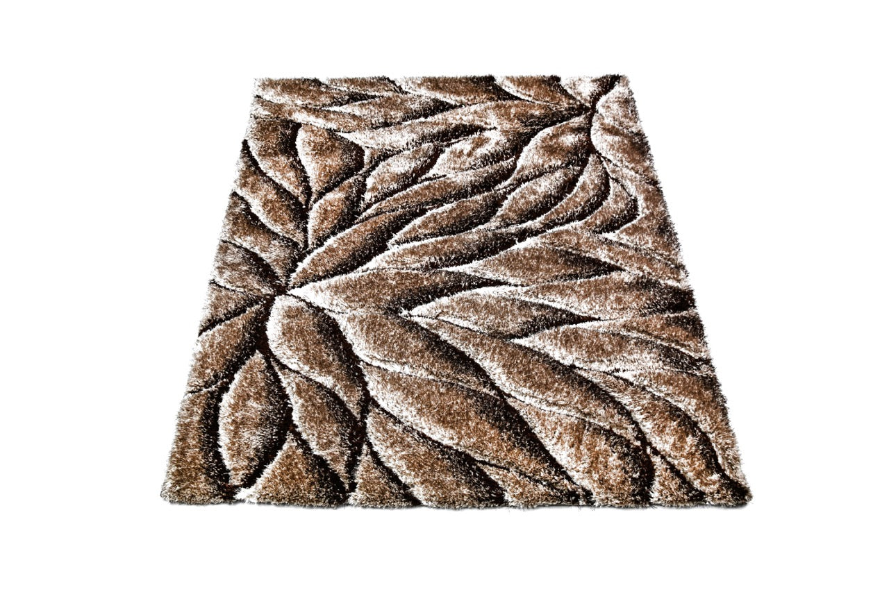 California 3D Lótusz Vizon - Brown Szőnyeg 120 x 170 cm Huzziyas Home