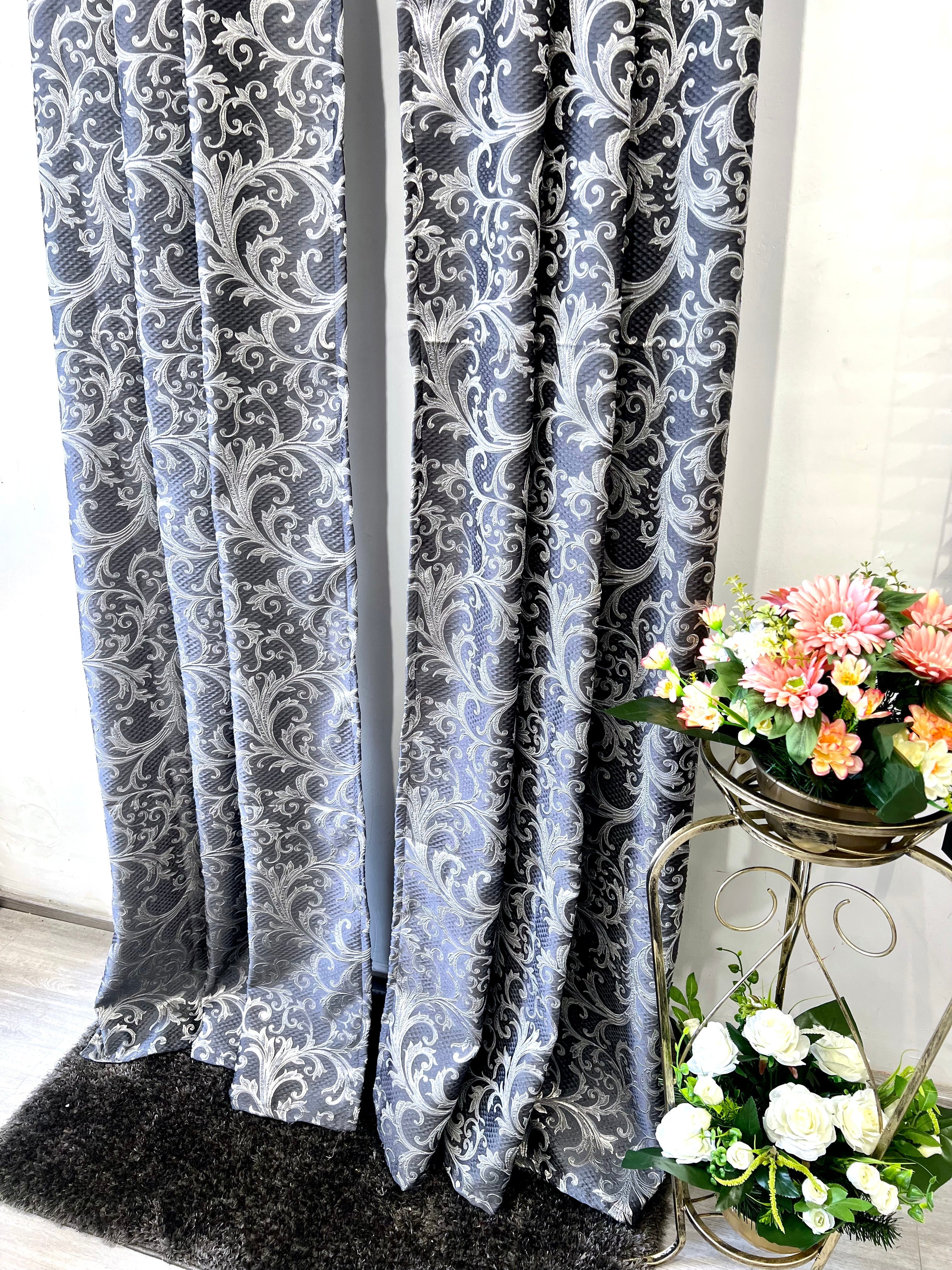 Istanbul Grafitszürke Sötétítő - párban Huzziyas Home